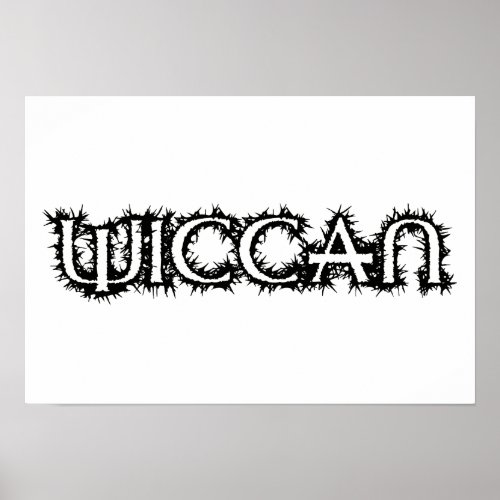 Wiccan Poster