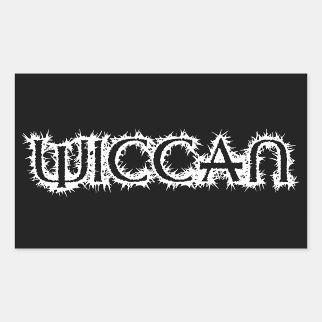 Wiccan Rectangular Sticker (Front)