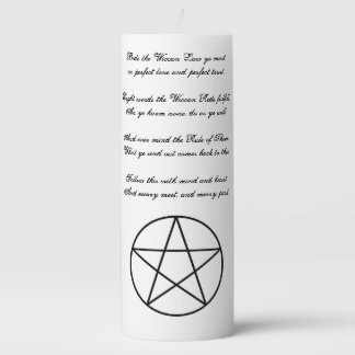 Wiccan Rede, Threefold Law Pillar Candle
