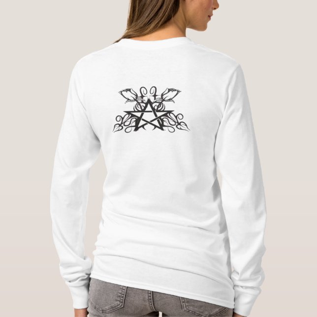 Wiccan Rose T-Shirt (Back)