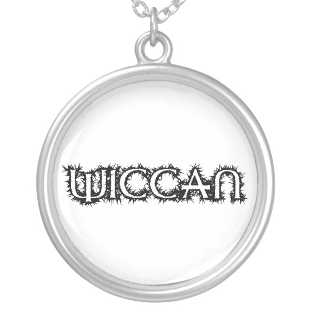 Wiccan Silver Plated Necklace (Front)