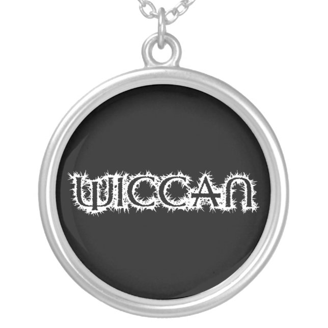 Wiccan Silver Plated Necklace (Front)
