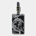 wiccan symbol for the witches luggage tag