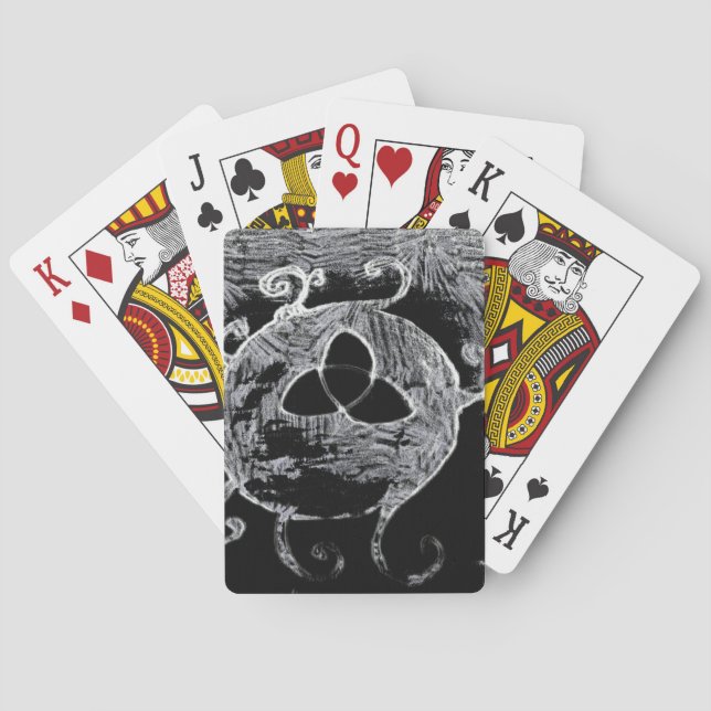 wiccan symbol for the witches poker cards (Back)