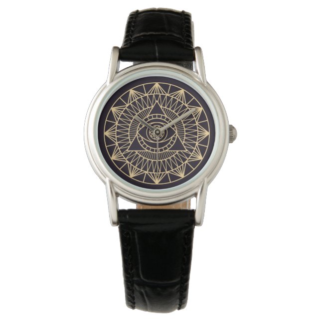 Wiccan Symbols Watch (Front)