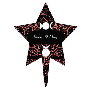 Wiccan Wedding Cake Ornament God & Goddess Cake Topper