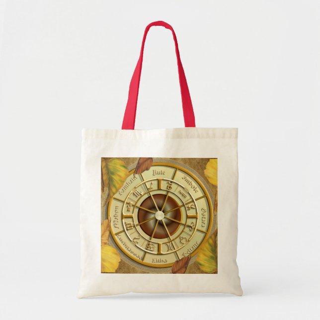 Wiccan Wheel of the Year Tote Bag (Front)