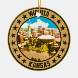 Wichita                                            ceramic ornament