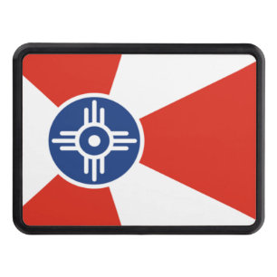 Wichita city flag hitch cover