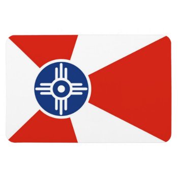 Wichita City Flag  Kansas State America Country Magnet by tony4urban at Zazzle