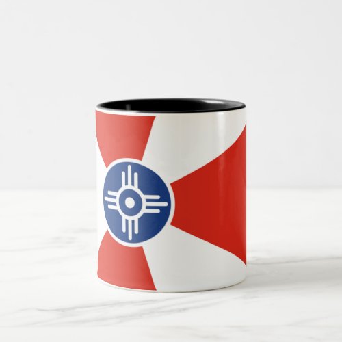 Wichita city flag Two_Tone coffee mug