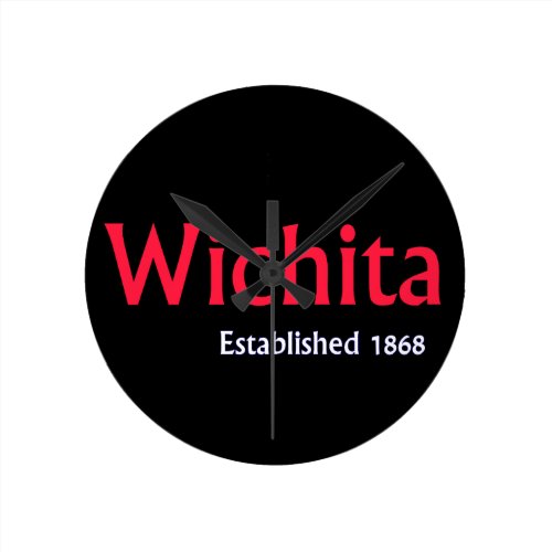 Wichita Established Acrylic Wall Clock