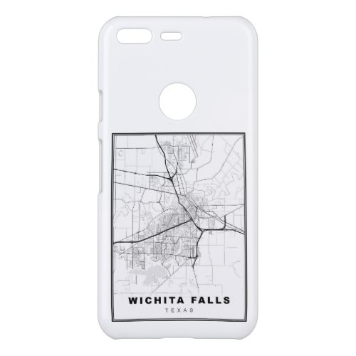 Wichita Falls Map Uncommon Google Pixel Case