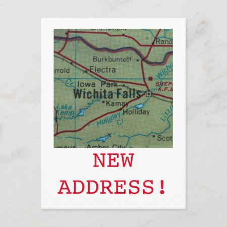 Wichita Falls New Address Announcement