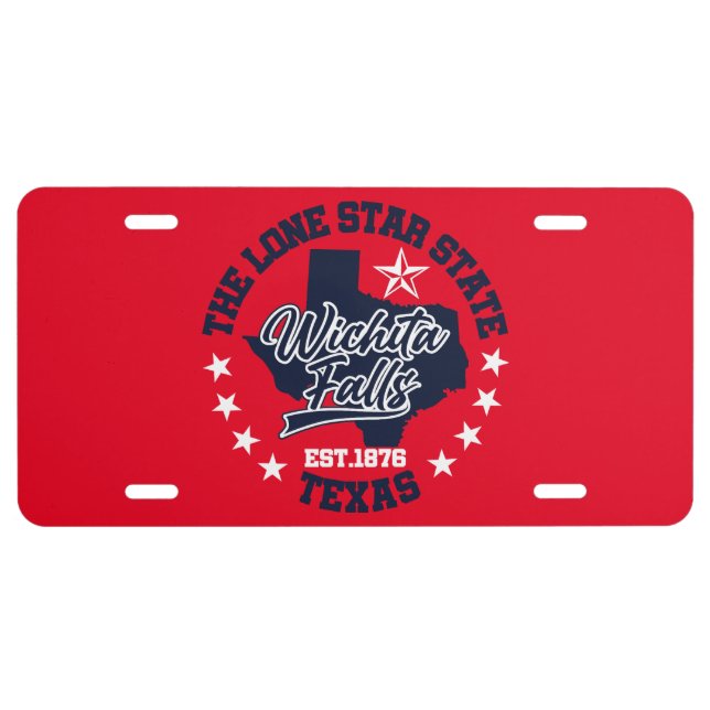 Wichita Falls,Texas License Plate (Front)