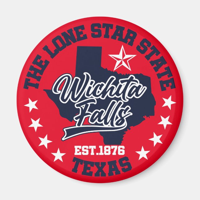 Wichita Falls,Texas Magnet (Front)