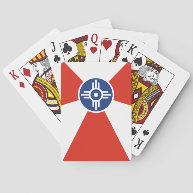 Wichita ICT Flag Poker Cards (Back)