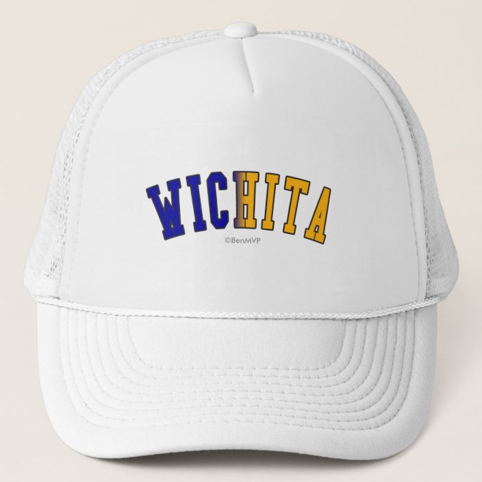 Wichita in Kansas State Flag Colors Hat
