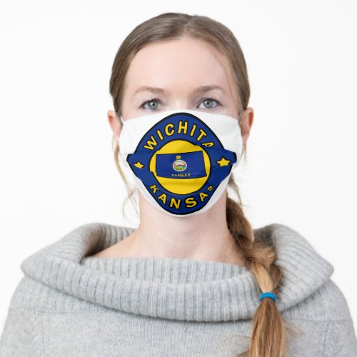 Wichita Kansas Adult Cloth Face Mask