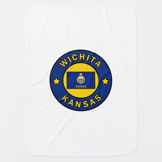Wichita Kansas Baby Blanket (Front)