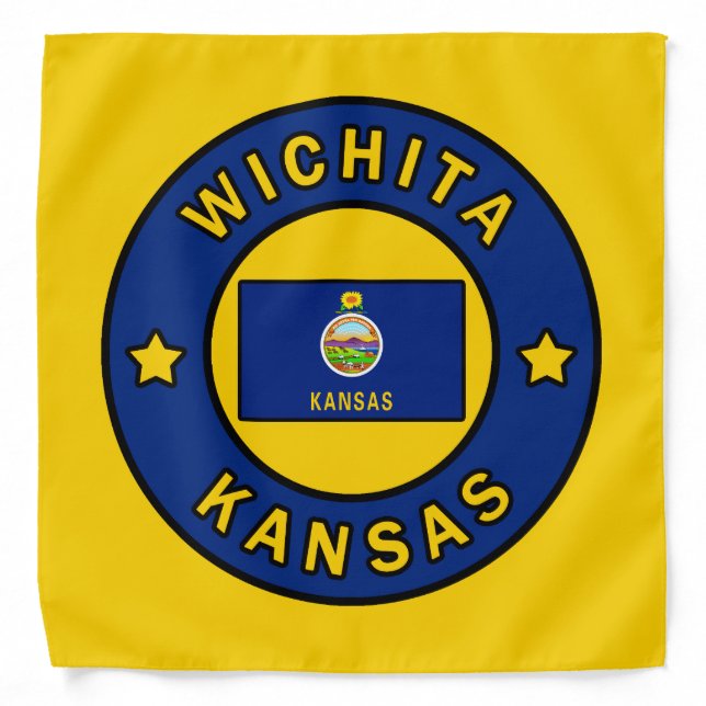 Wichita Kansas Bandana (Front)