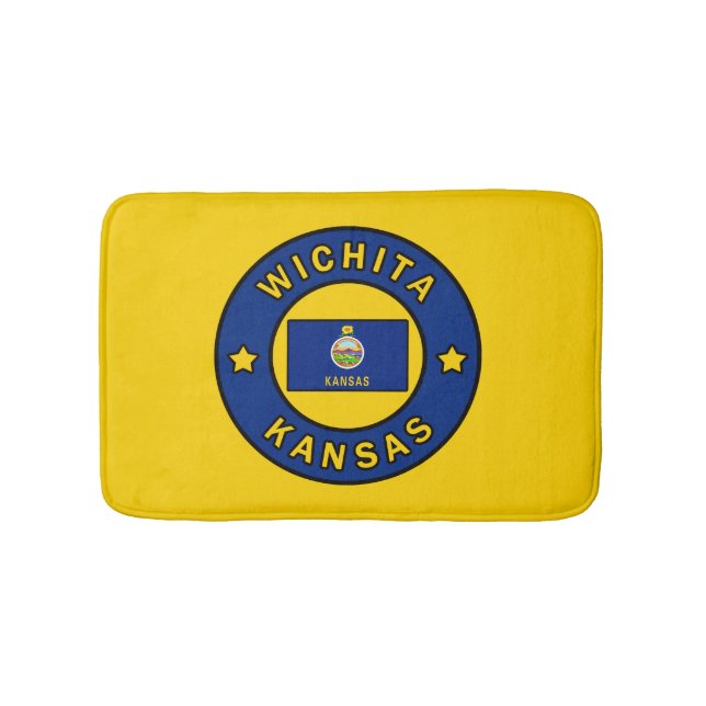 Wichita Kansas Bath Mat (Front)