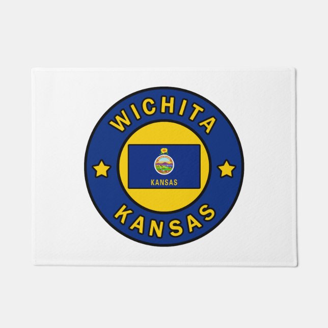 Wichita Kansas Doormat (Front)