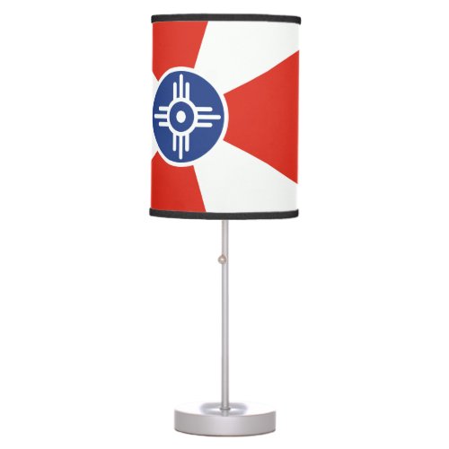 Wichita Kansas ICT Flag Table Lamp