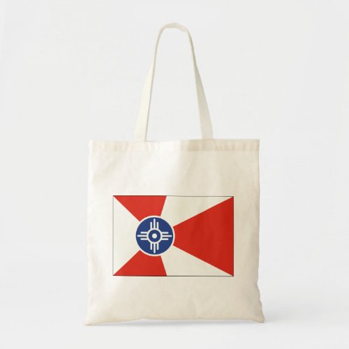 Wichita Kansas ICT Flag Tote Bag