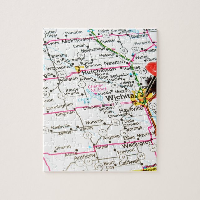 Wichita, Kansas Jigsaw Puzzle (Vertical)