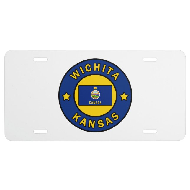 Wichita Kansas License Plate (Front)