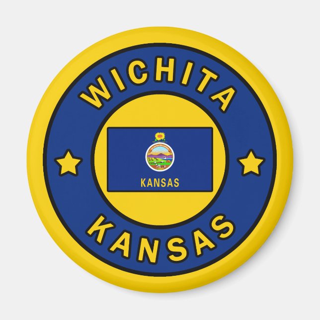Wichita Kansas Magnet (Front)