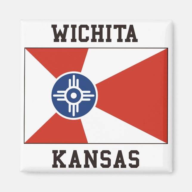 Wichita Kansas Magnet (Front)