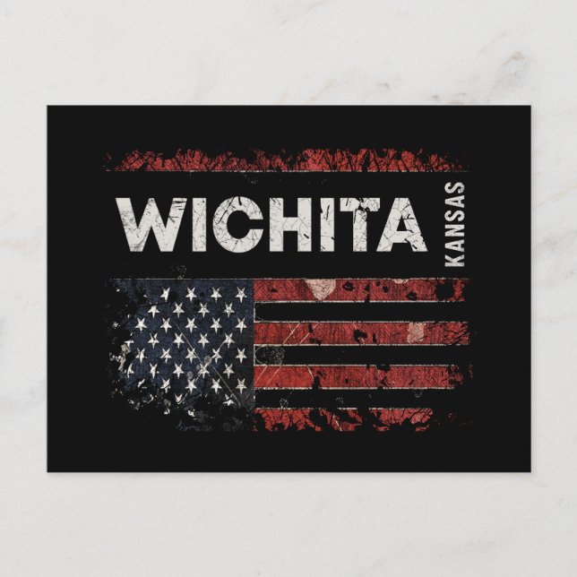 Wichita Kansas Postcard (Front)