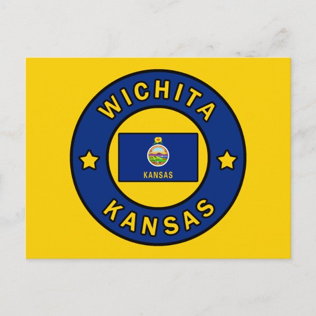 Wichita Kansas Postcard (Front)