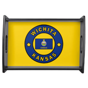 Wichita Kansas Serving Tray