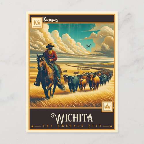 Wichita Kansas   Vintage Postcard