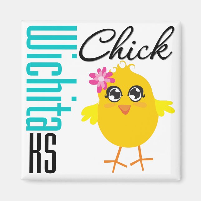 Wichita KS Chick Magnet (Front)