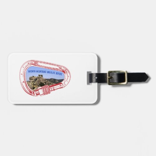 Wichita Mountains Climbing Carabiner Luggage Tag