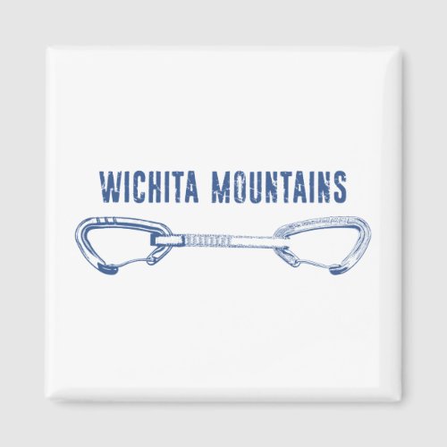 Wichita Mountains Rock Climbing Quickdraw Magnet