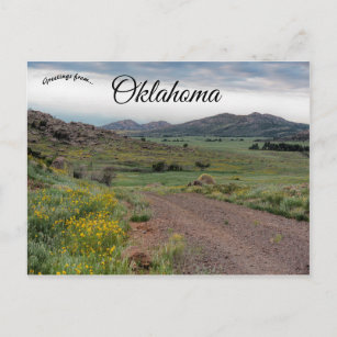 Wichita Mountains Wildlife Refuge Oklahoma Postcard