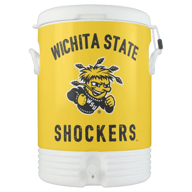 Wichita State Shockers Beverage Cooler (Front)
