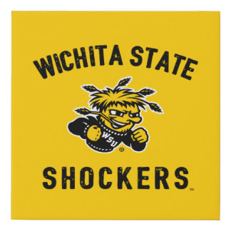 Wichita State Shockers Faux Canvas Print