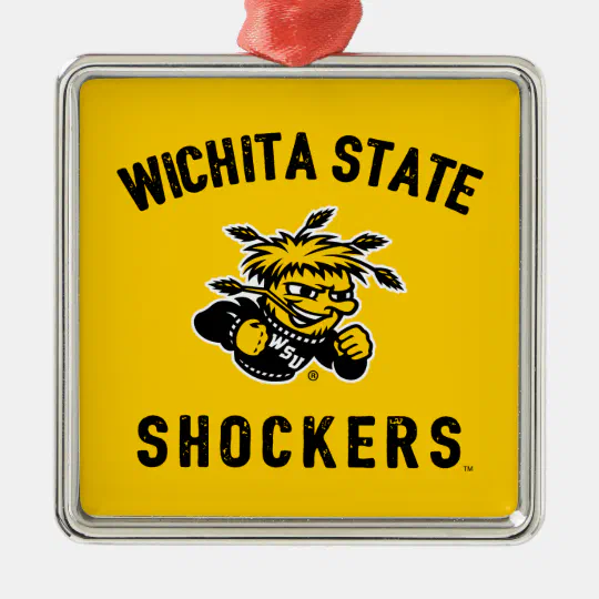 WSU Wichita State University Shocker Nation Christmas ornament