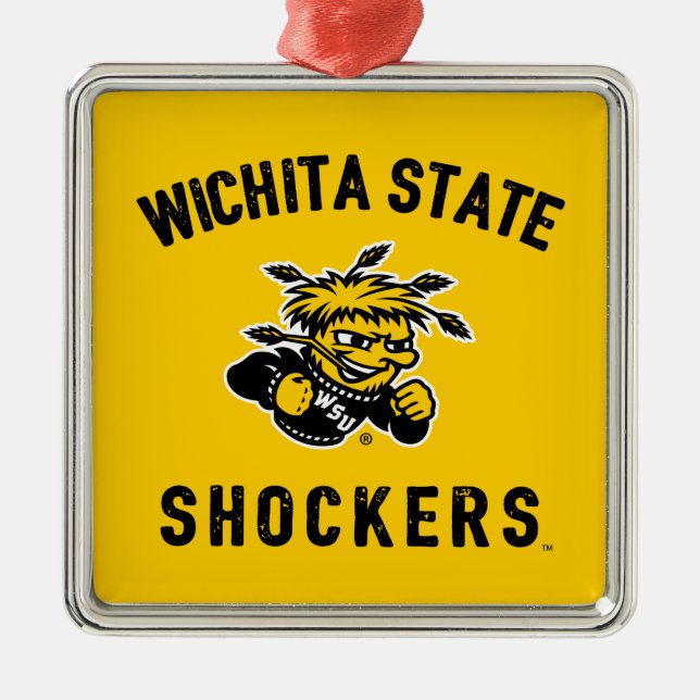 Wichita State Shockers Metal Ornament (Front)