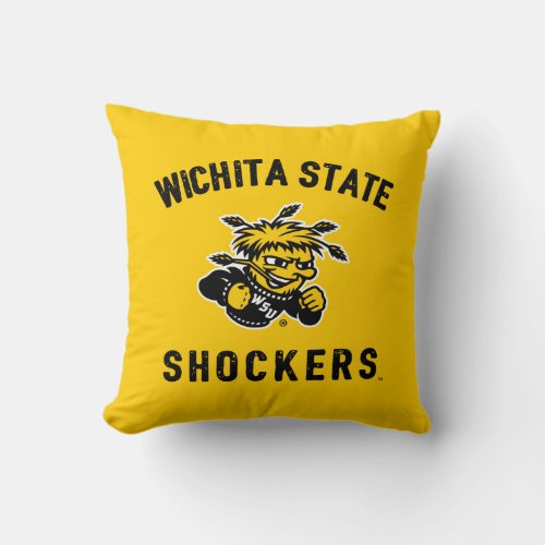 Wichita State Shockers Throw Pillow