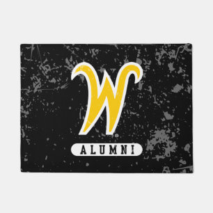 Wichita State University Alumni Distressed Doormat