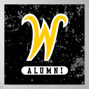 Wichita State University Alumni Distressed Poster