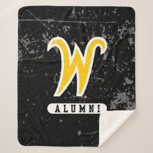 Wichita State University Alumni Distressed Sherpa Blanket