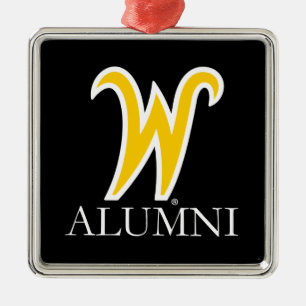 Wichita State University Alumni Metal Ornament